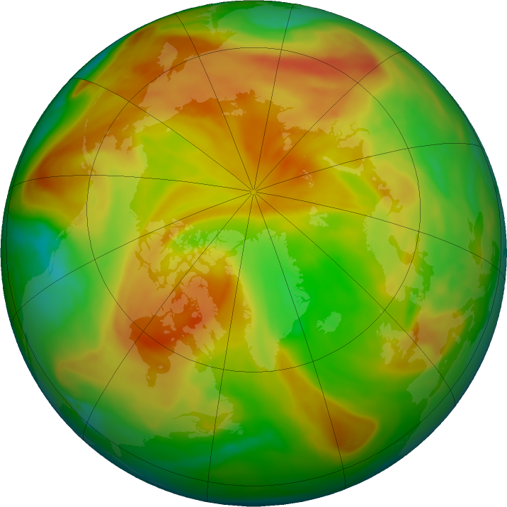 Arctic ozone map for 03 May 2017